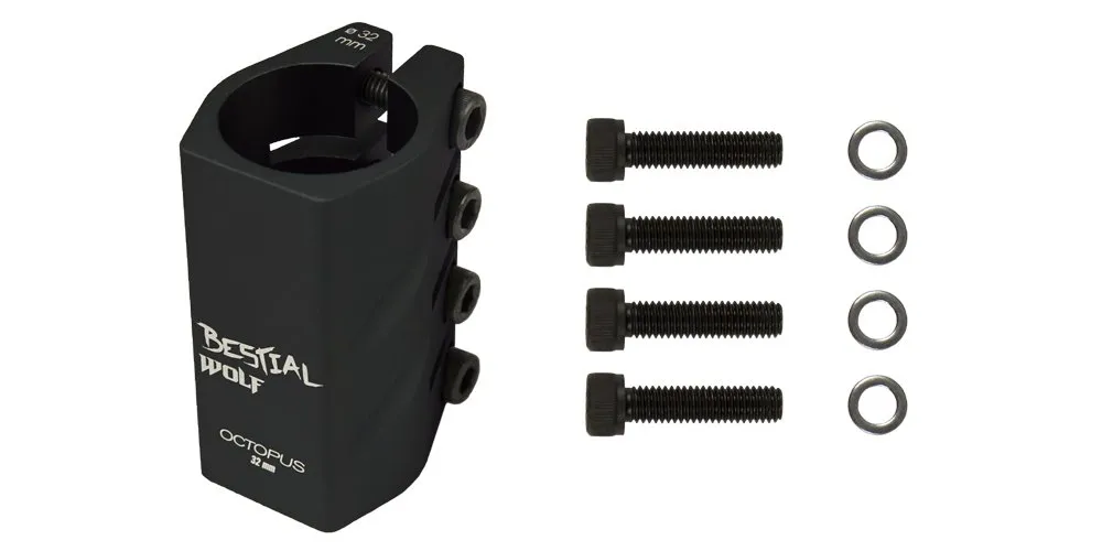 Bestial Wolf Octopus clamp monopattino nero 32 mm