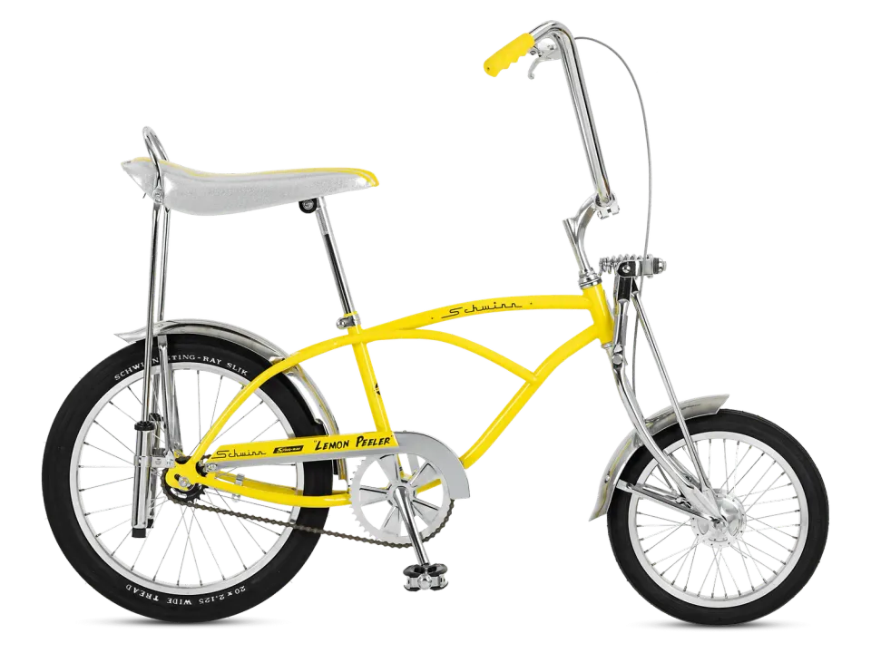 Schwinn Lemon Peeler Krate bici 20" gialla cruiser