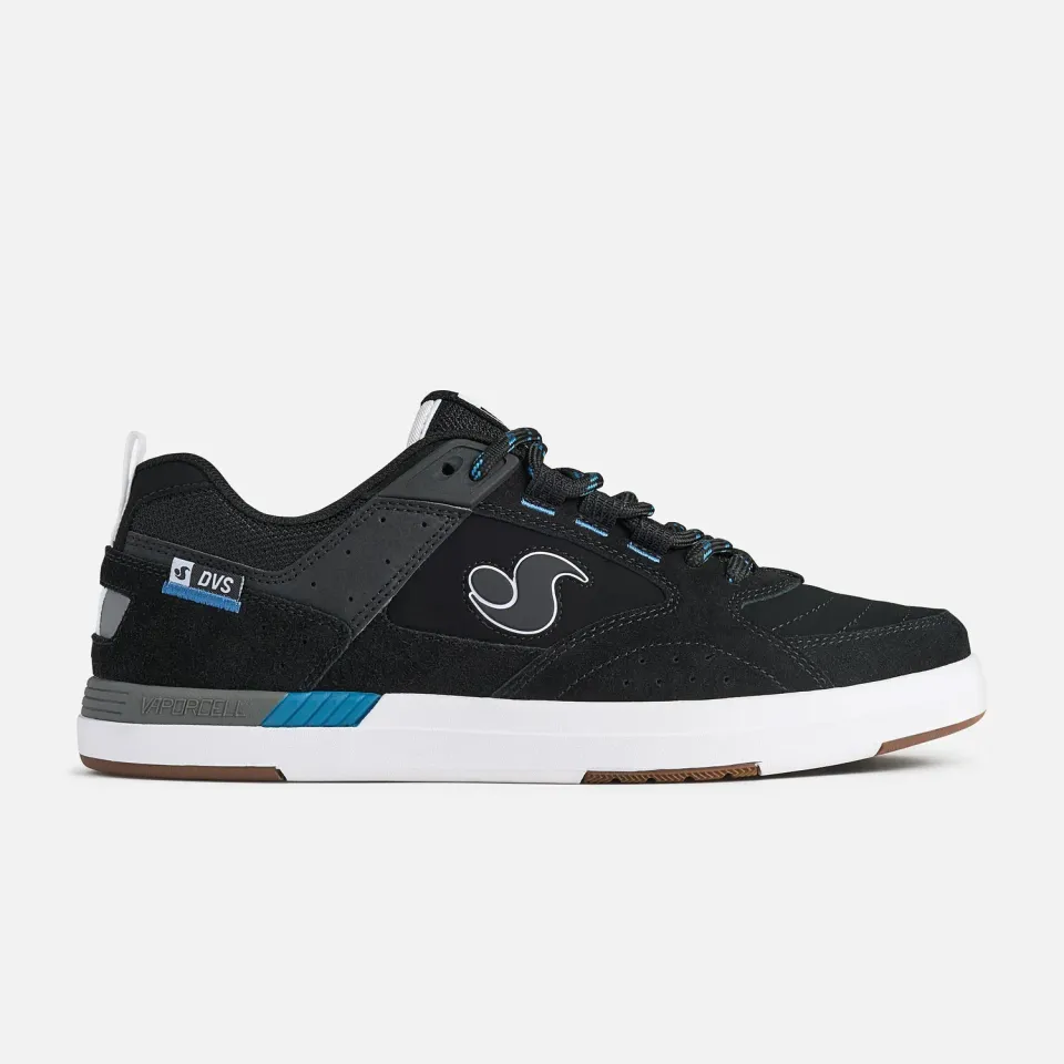 DVS Sureshock scarpe skate nero bianco blu team