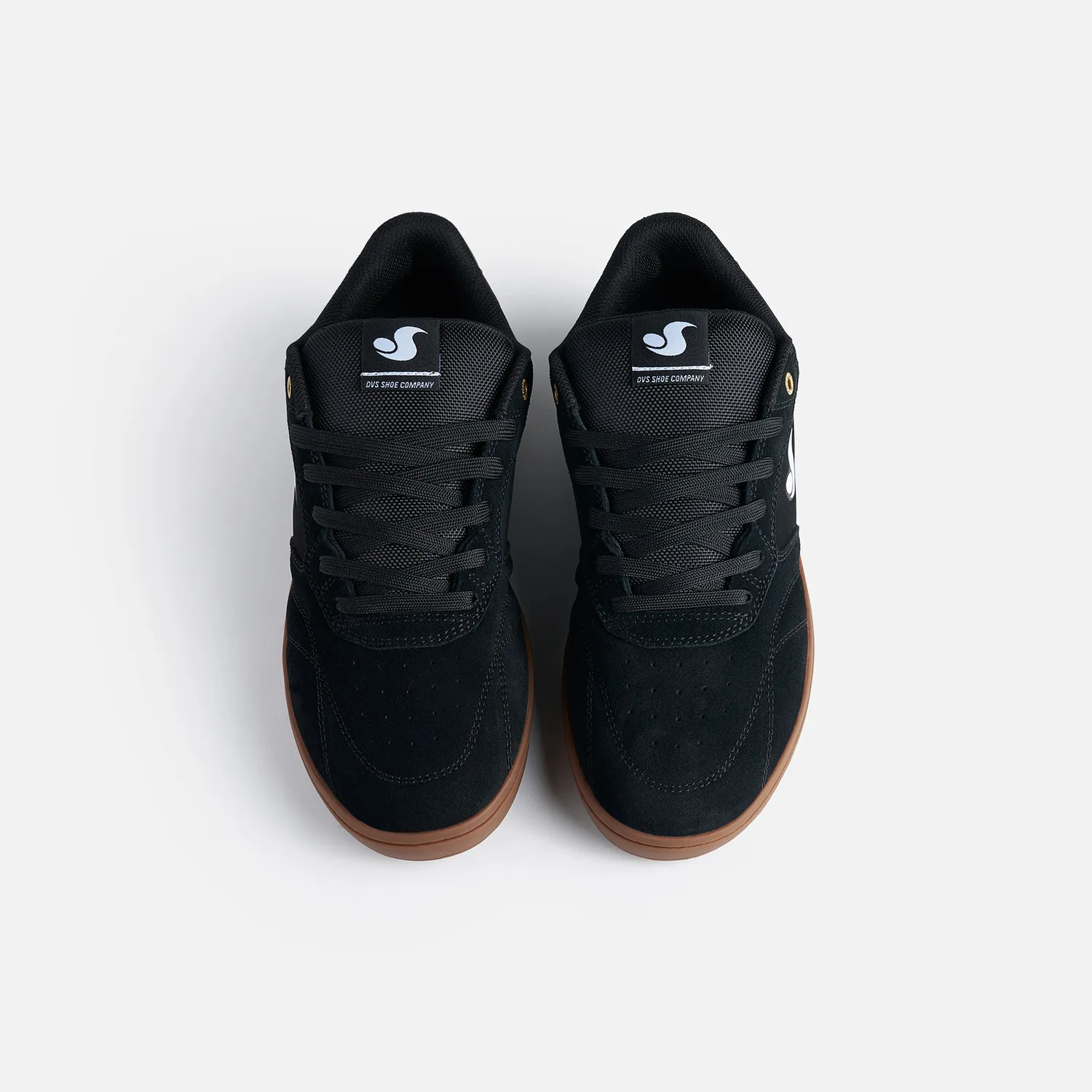 DVS Core 95 scarpe skate nero bianco gum suede
