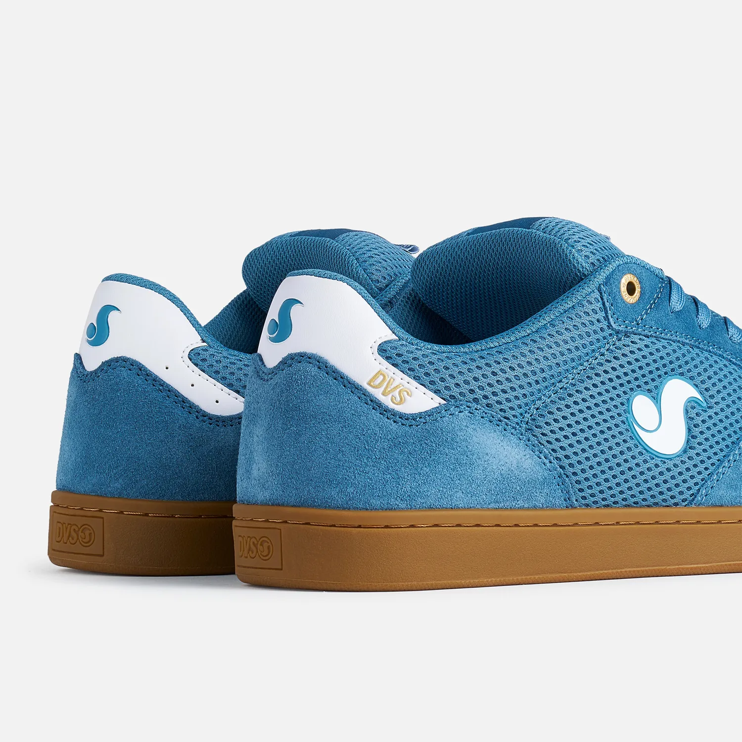 DVS Core 95 scarpe skate bluestone white gum suede