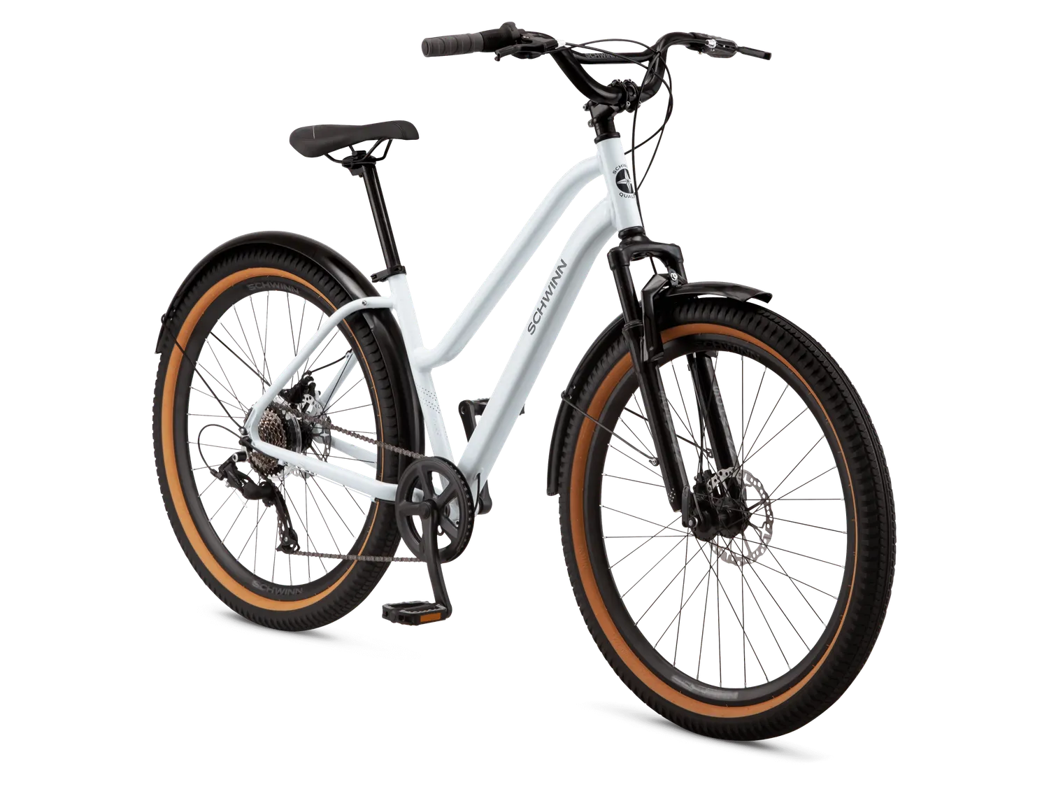 Schwinn Vega CE Low-Step bici ibrida bianca 27,5"