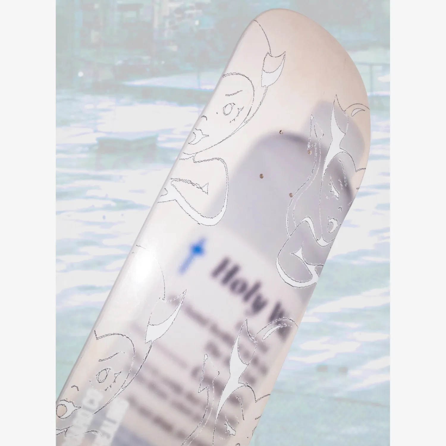 The National Skateboard Co. Holy Water tavola skateboard 8.25" concave alto