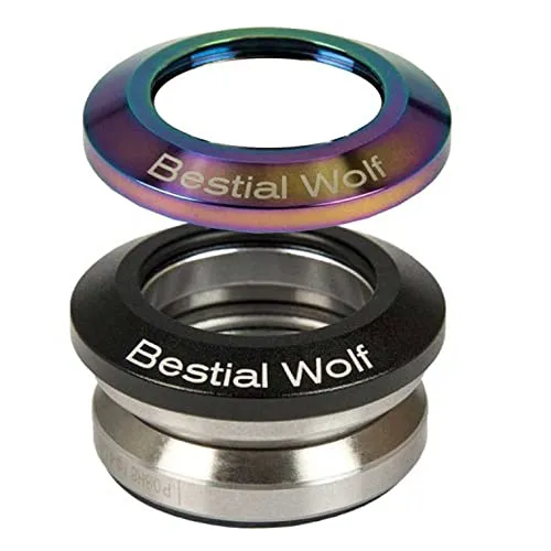 Bestial Wolf Dare-555 serie sterzo integrata black rainbow alluminio