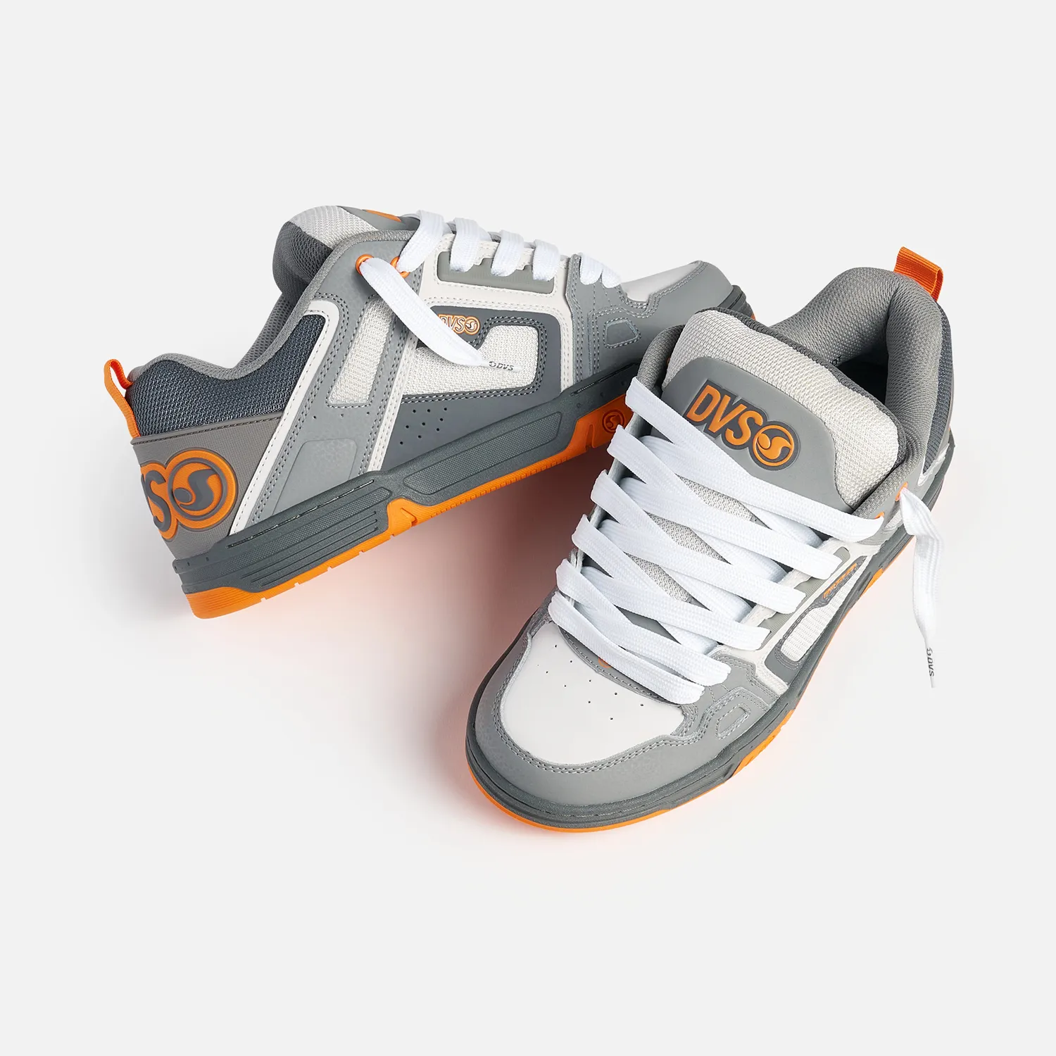 DVS Comanche scarpe skate charcoal grey orange imbottite