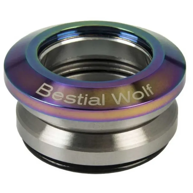 Bestial Wolf Dare-555 serie sterzo integrata black rainbow alluminio