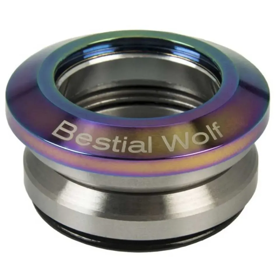 Bestial Wolf Dare-555 serie sterzo integrata black rainbow alluminio