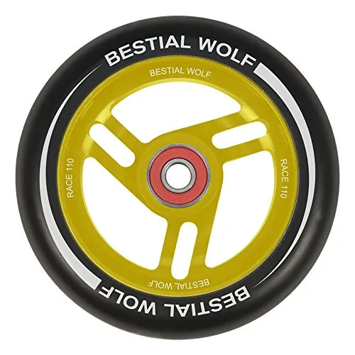 Bestial Wolf Race ruota monopattino freestyle 110 mm gialla 1 pz