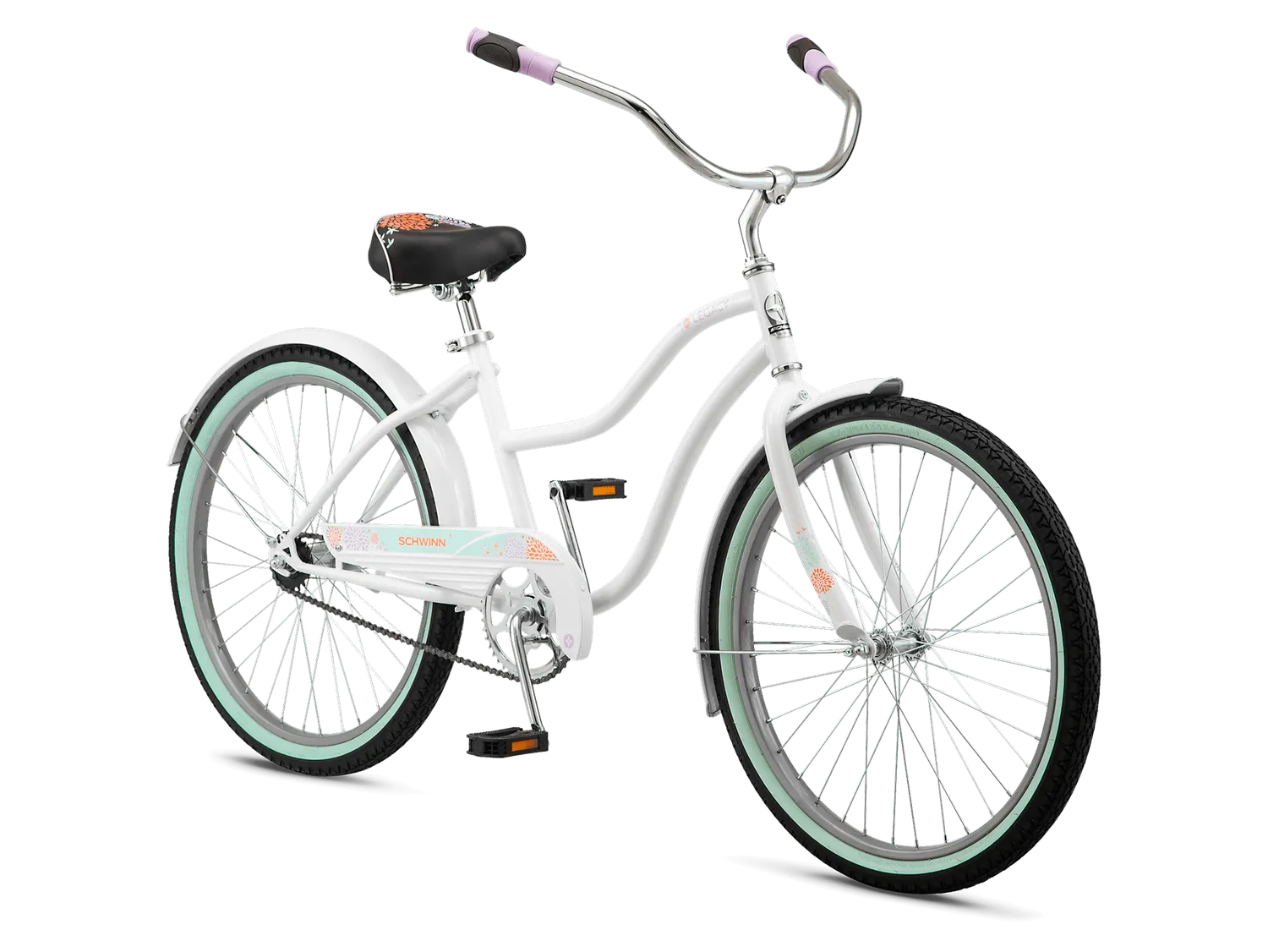 Schwinn Legacy cruiser bici 24 pollici bianca ragazzo