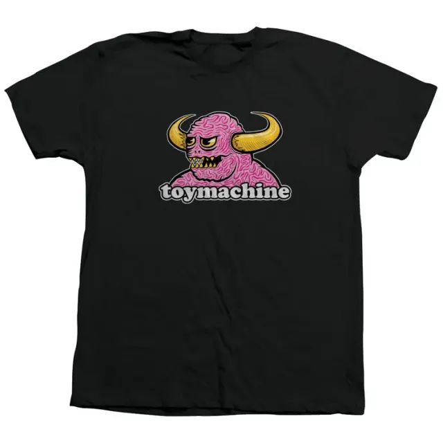 Toy Machine Brain Monster T-Shirt nera grafica skate