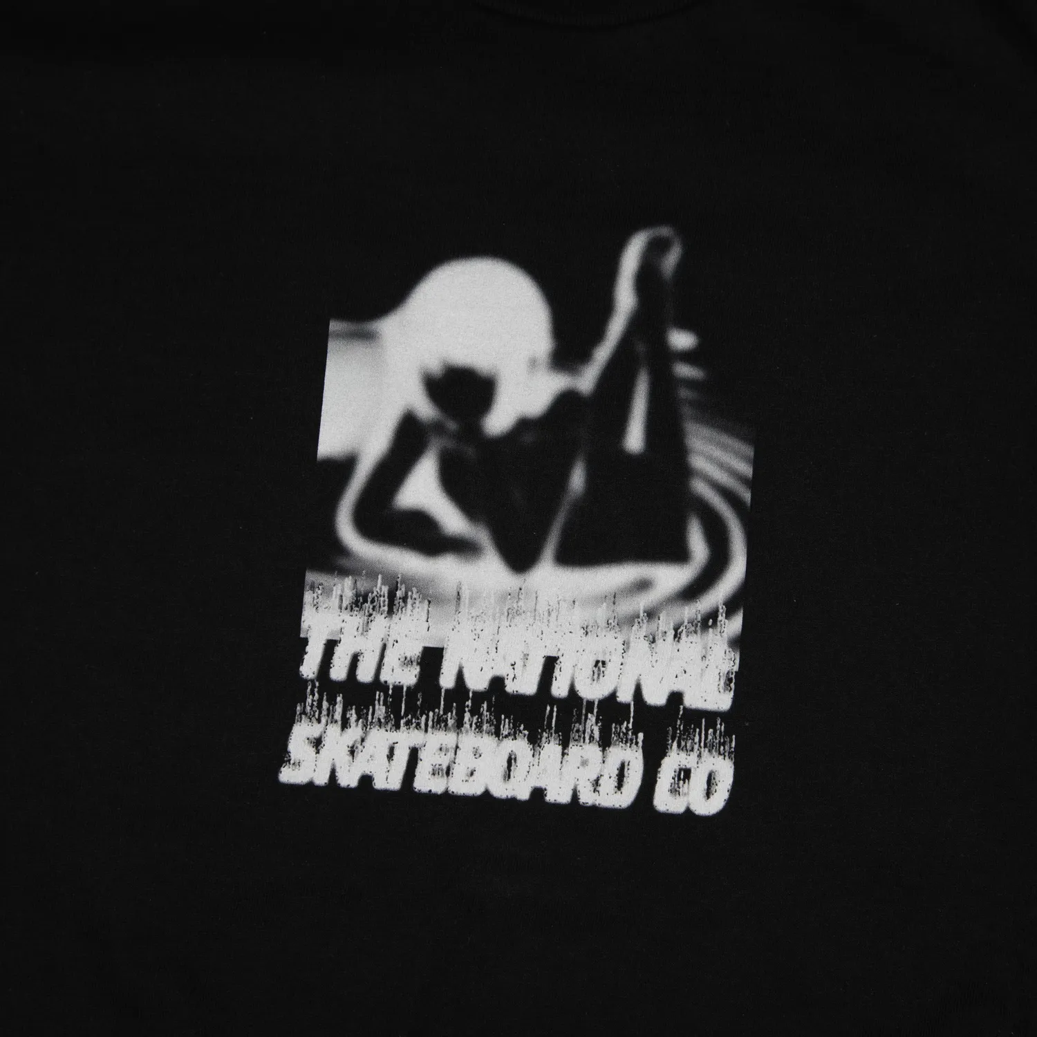 The National Skateboard Co. Ethereal t-shirt nera stampa frontale