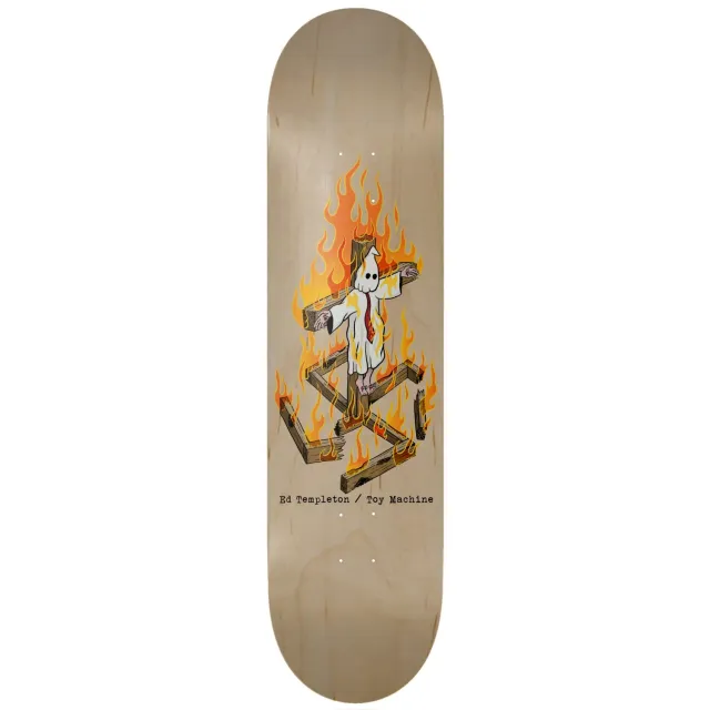 Toy Machine Ed Templeton Charred Cross tavola 8.5
