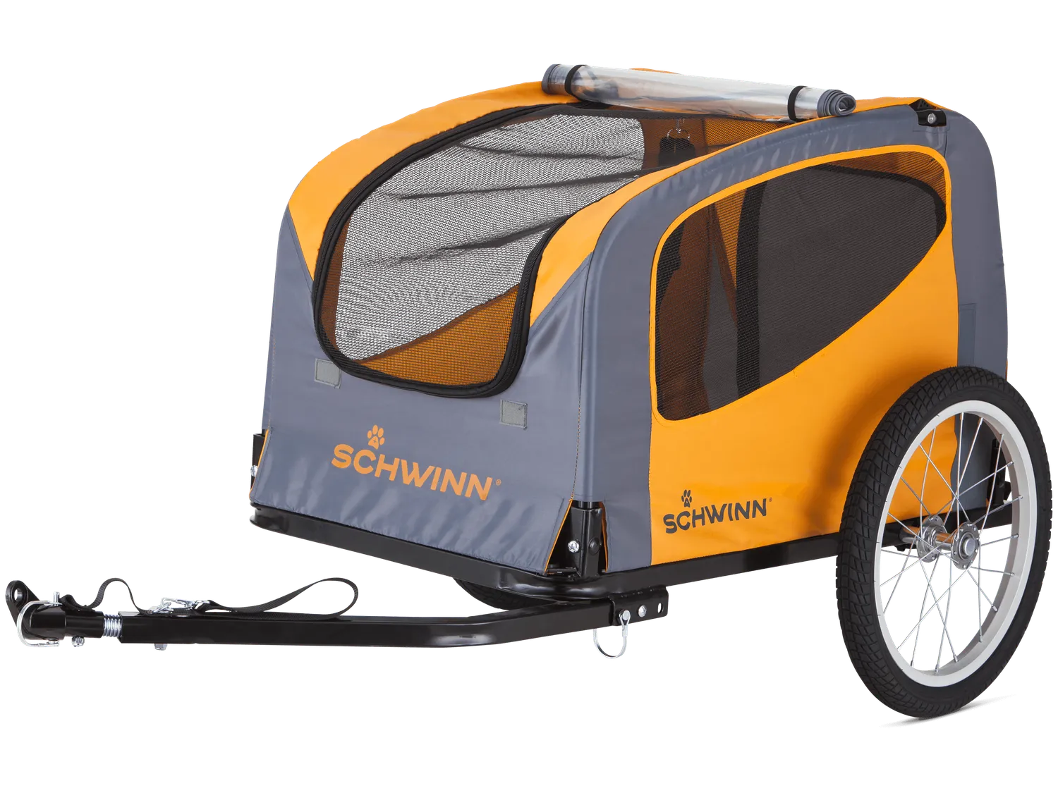 Schwinn Rascal rimorchio bici per cani arancione