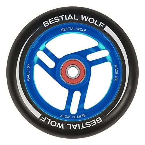 Bestial Wolf Race ruota monopattino freestyle 100 mm blu 1 pz
