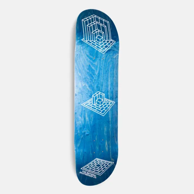 National Gallop Logo 8.5 tavola skateboard blu concave medio