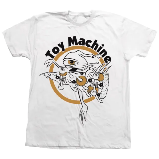 Toy Machine Pizza Youth maglietta Army taglia Youth cotone