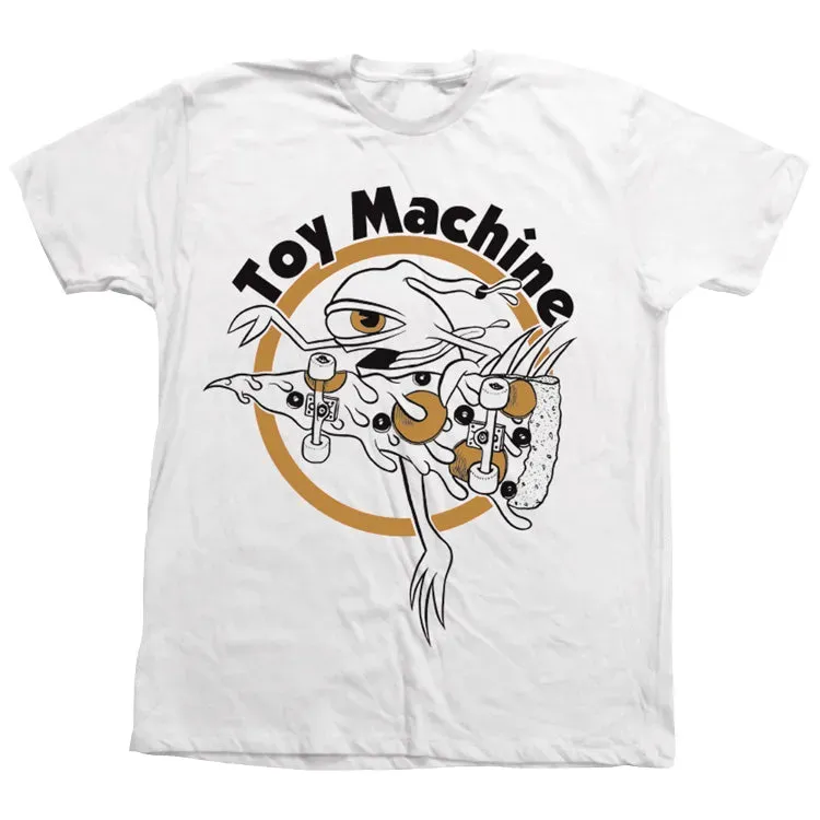 Toy Machine Pizza Youth maglietta Army taglia Youth cotone
