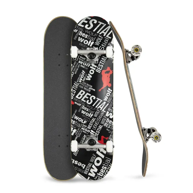 Bestial Wolf Under skateboard completo 8 x 31,5 truck 5,25