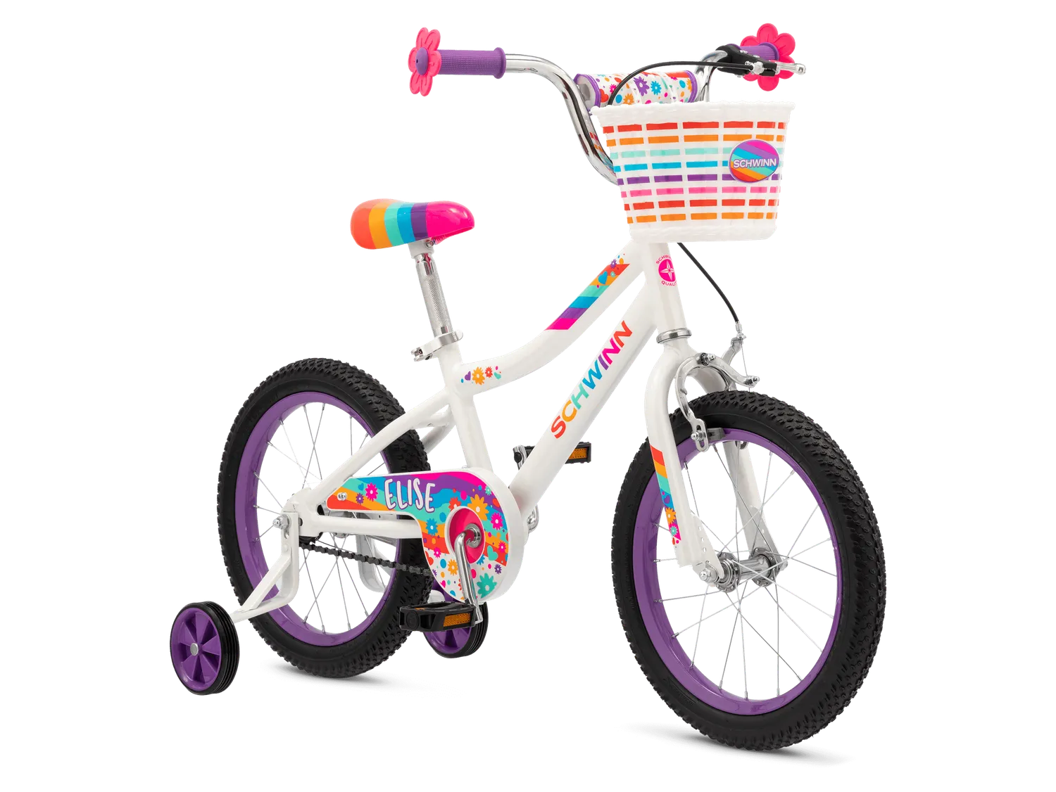 Schwinn Elise bici bambina 16 bianca rotelle