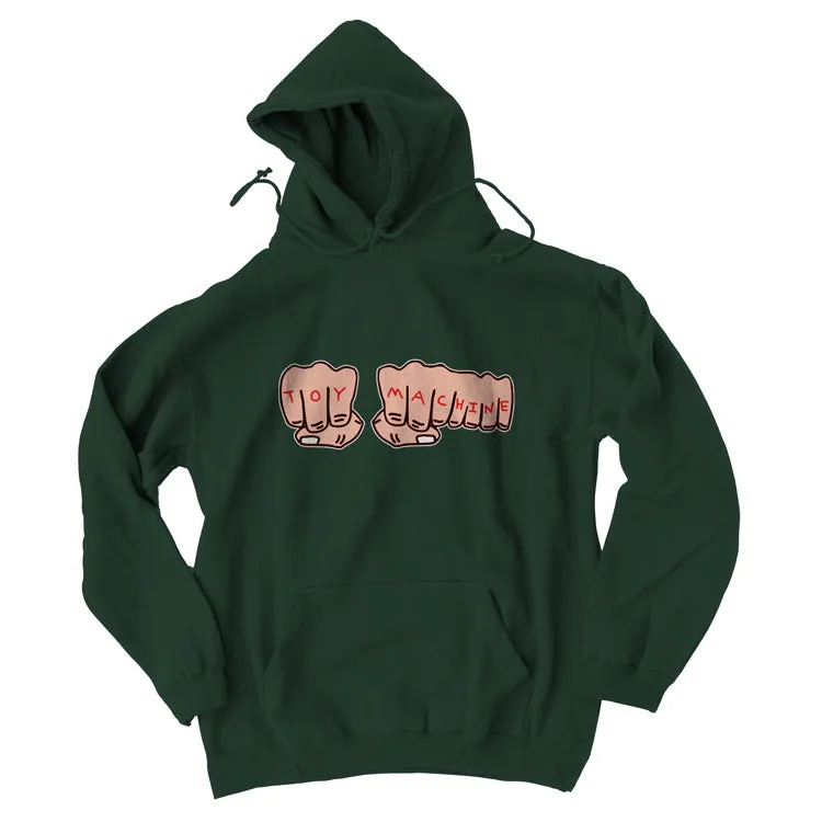 Toy Machine Fists Hood felpa con cappuccio nero cotone