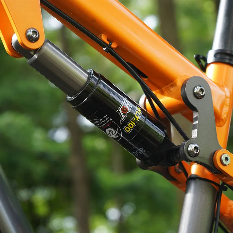 Puluma PH003 ebike fat bike arancione 26" biammortizzata