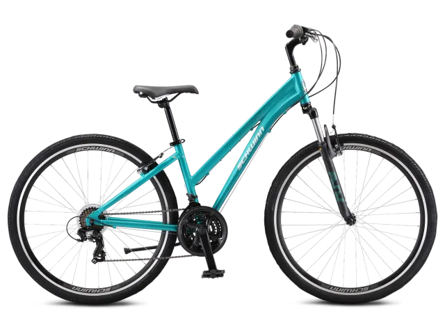 Schwinn Network 1.0 Bici Ibrida 700c Turchese Comfort