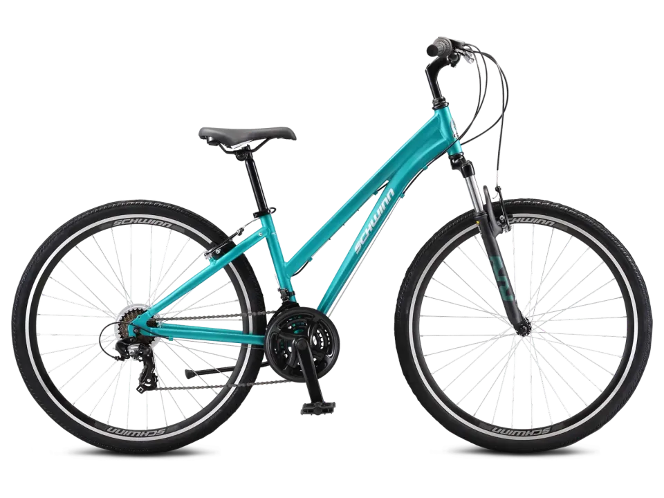 Schwinn Network 1.0 Bici Ibrida 700c Turchese Comfort