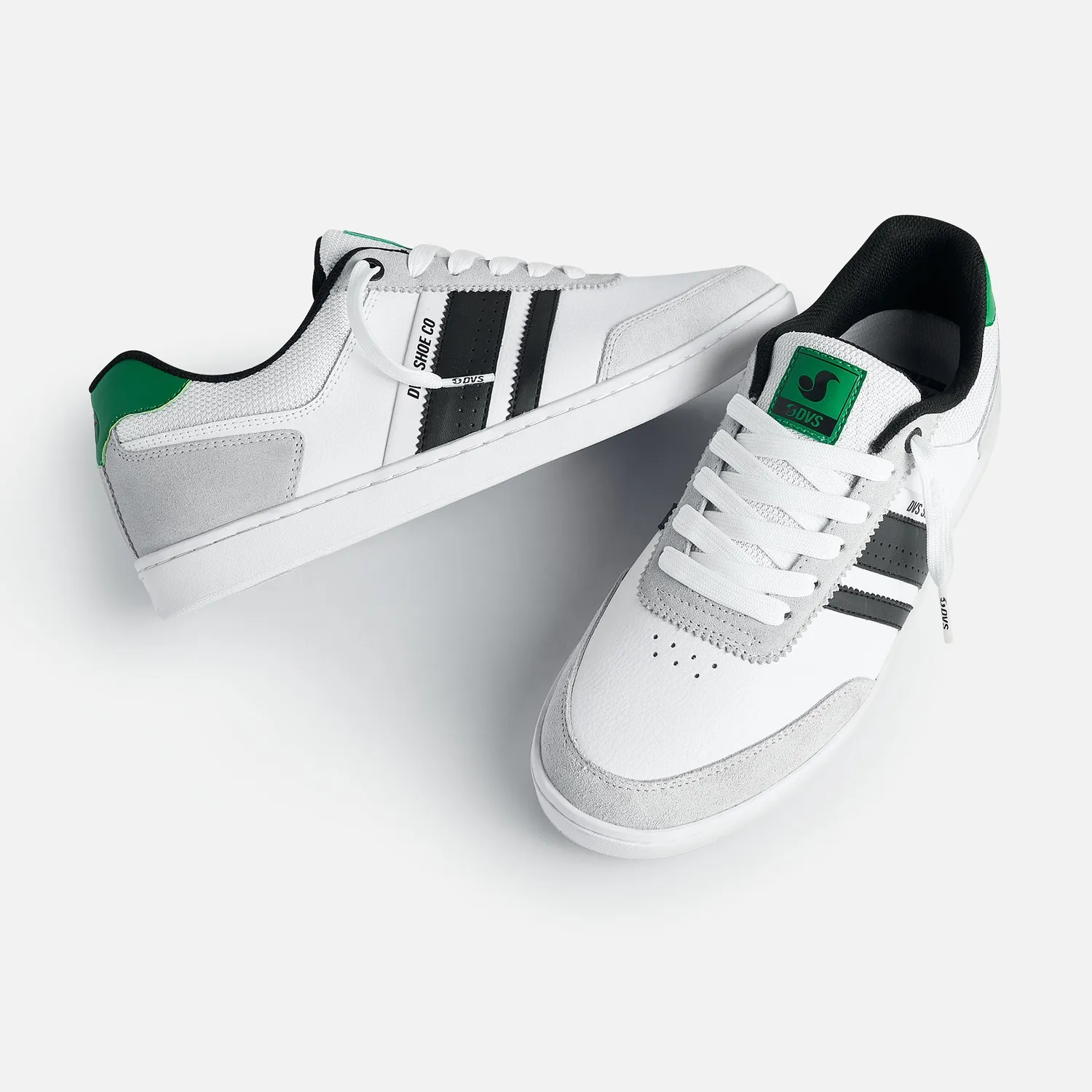 DVS Milan ST scarpe skate white grey green performanti