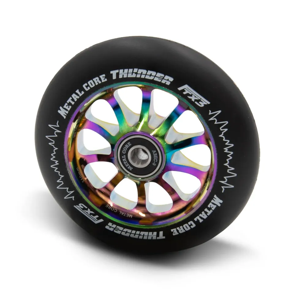 Bestial Wolf Metal Core Thunder ruota 110 mm nero arcobaleno