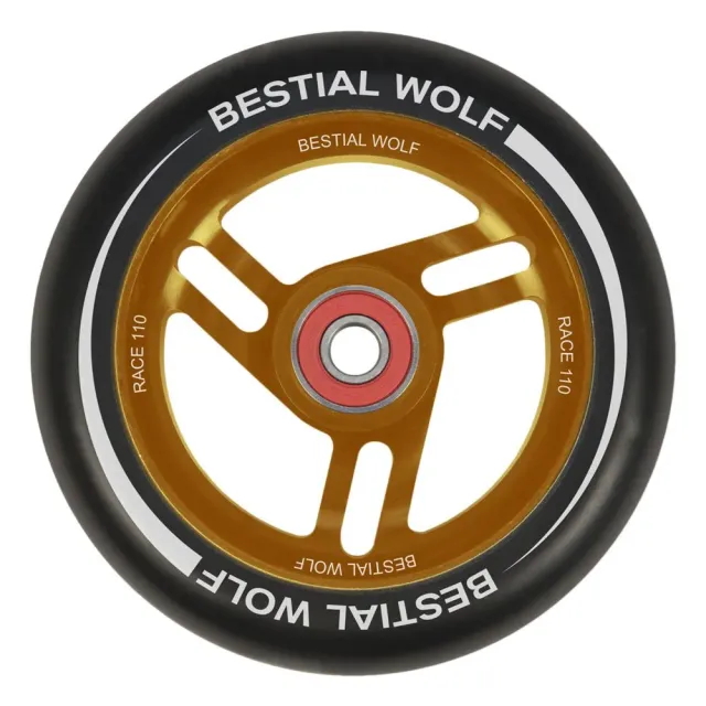 Bestial Wolf Race ruota monopattino freestyle 110 mm arancione 1 pz
