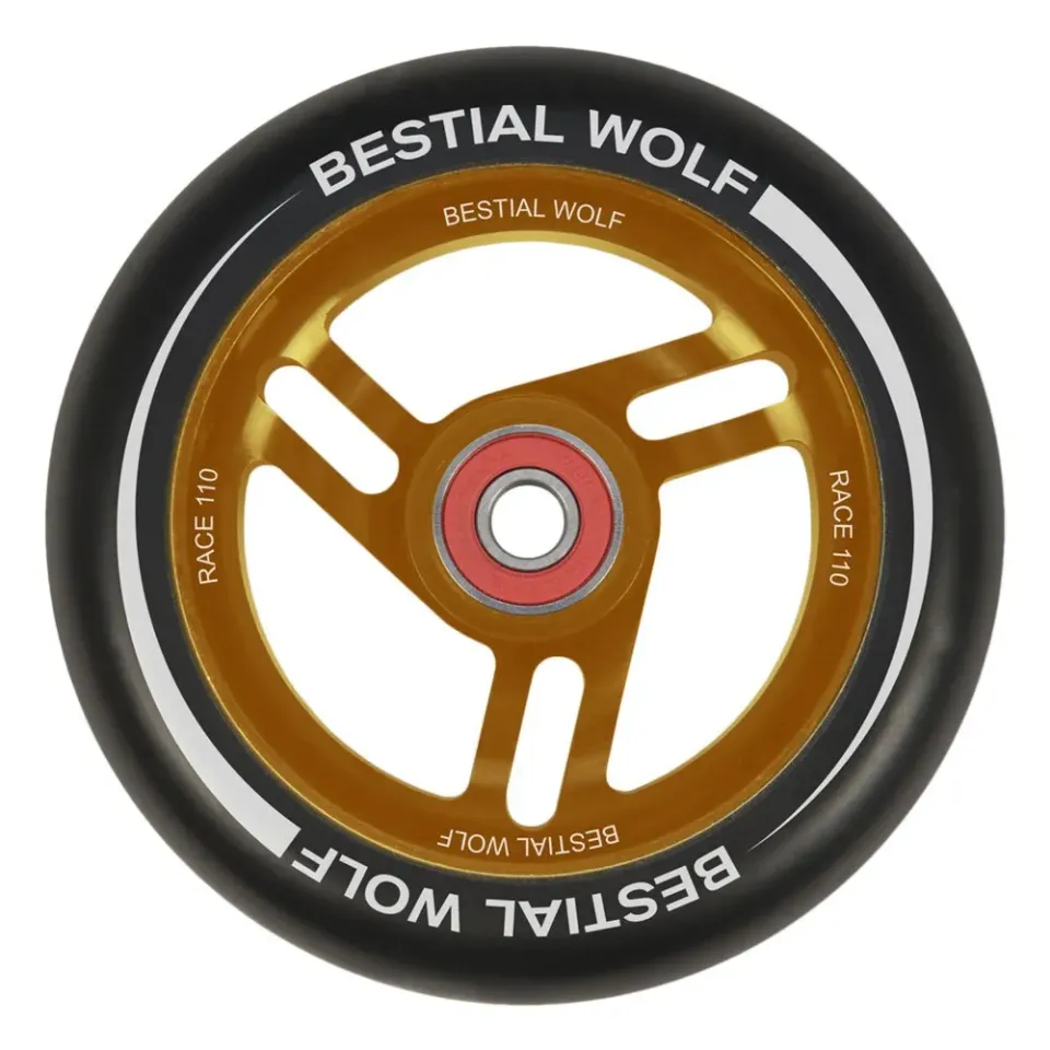 Bestial Wolf Race ruota monopattino freestyle 110 mm arancione 1 pz