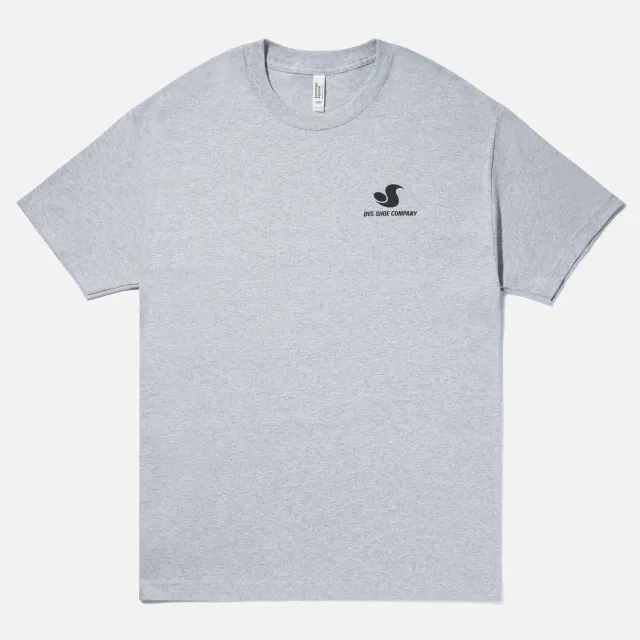 DVS Icon Tee maglietta grigia logo skate