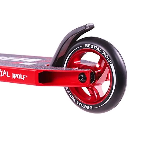 Bestial Wolf Booster B18 monopattino freestyle rosso semi-pro