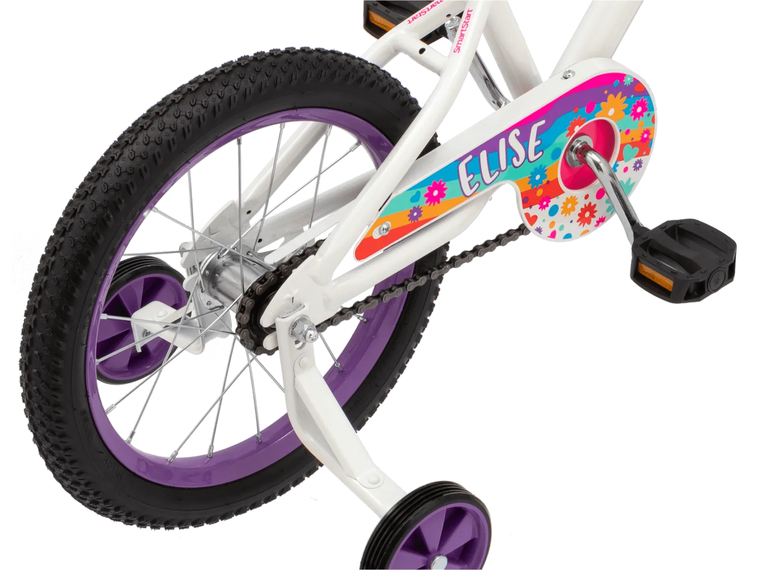 Schwinn Elise bici bambina 16 bianca rotelle