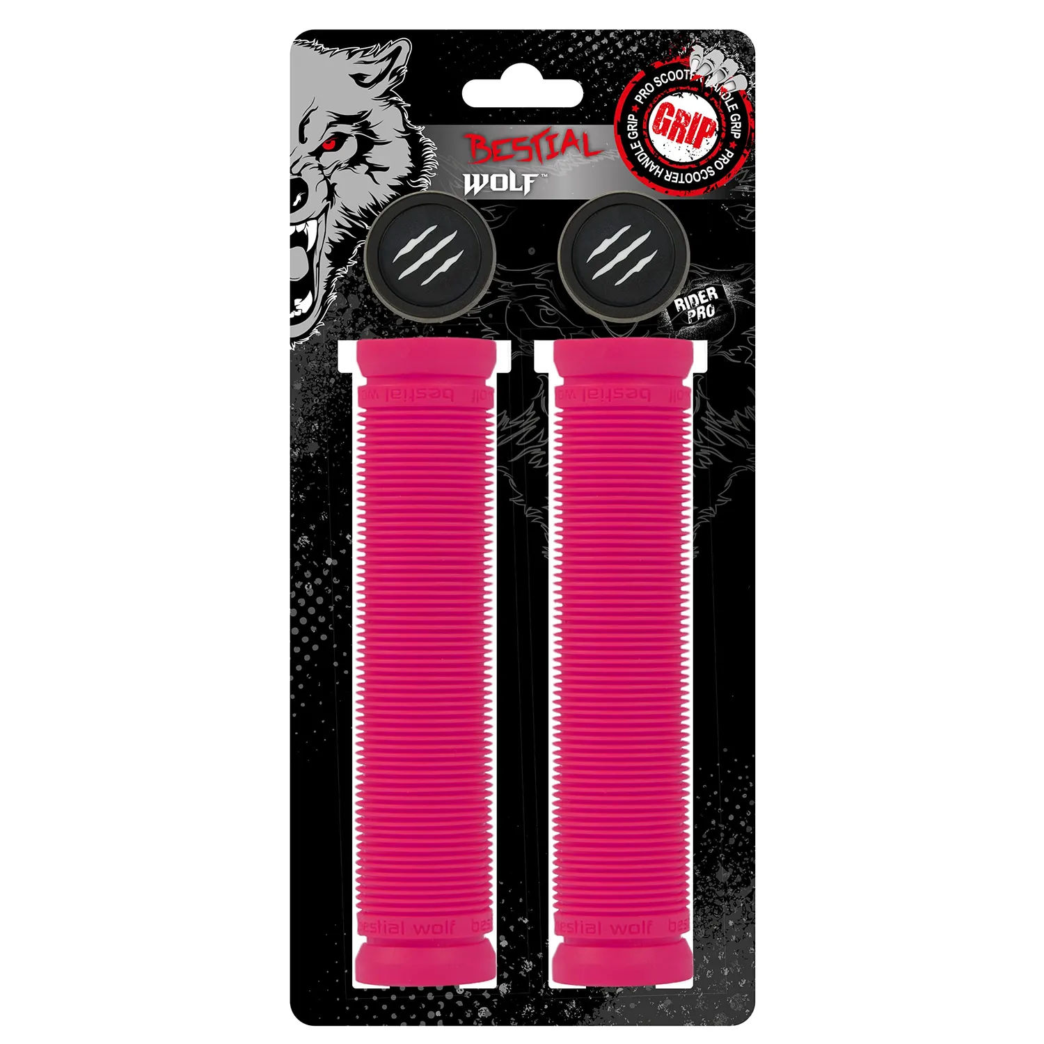 Bestial Wolf GP81 manopole monopattino 140 mm rosa