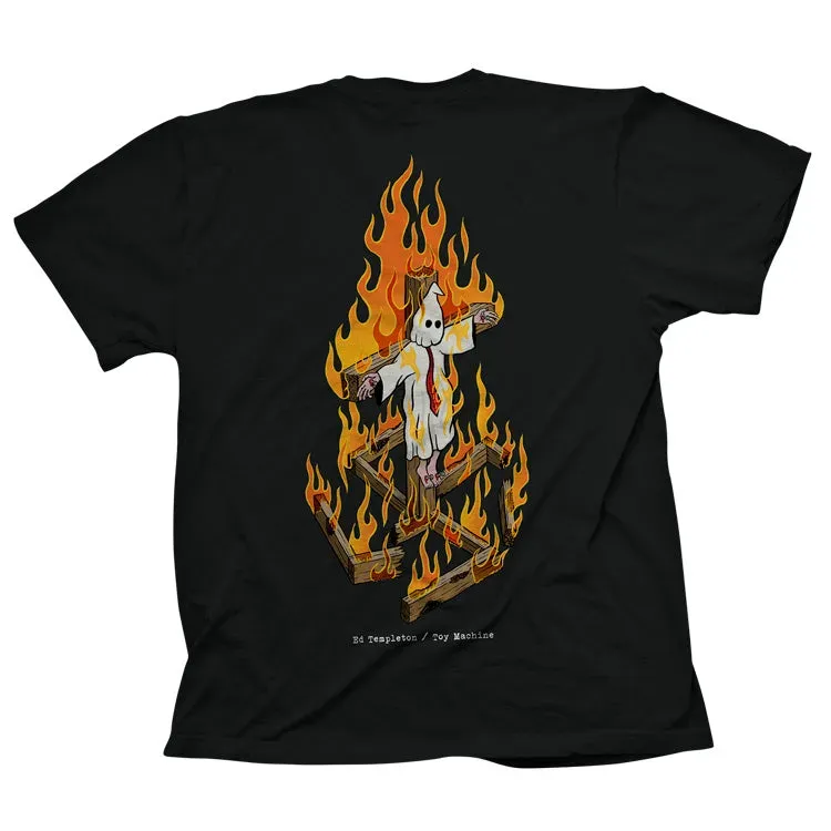 Toy Machine Charred Cross maglietta nera