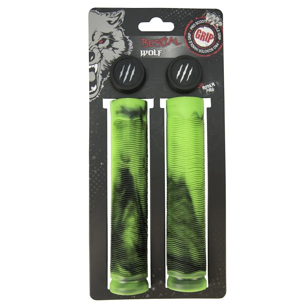Bestial Wolf Flag manopole monopattino coppia morbide