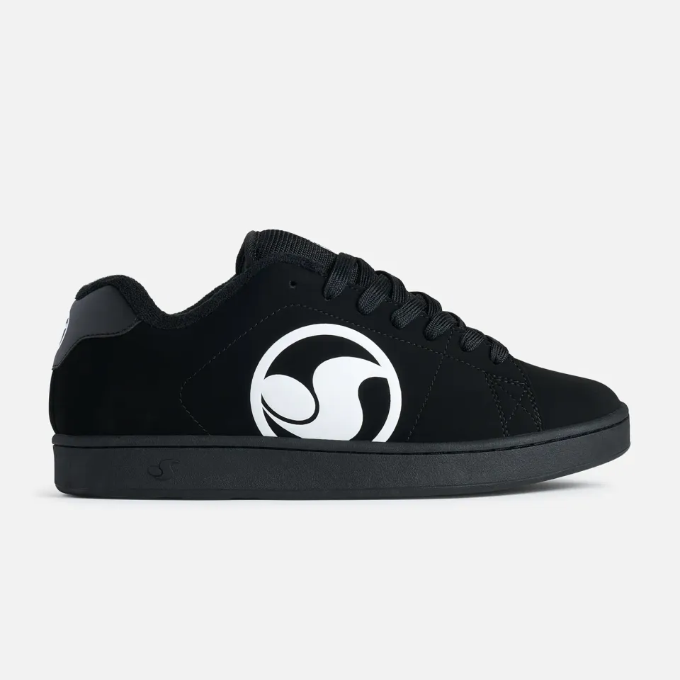 DVS Revival scarpe skate nero pelle cupsole