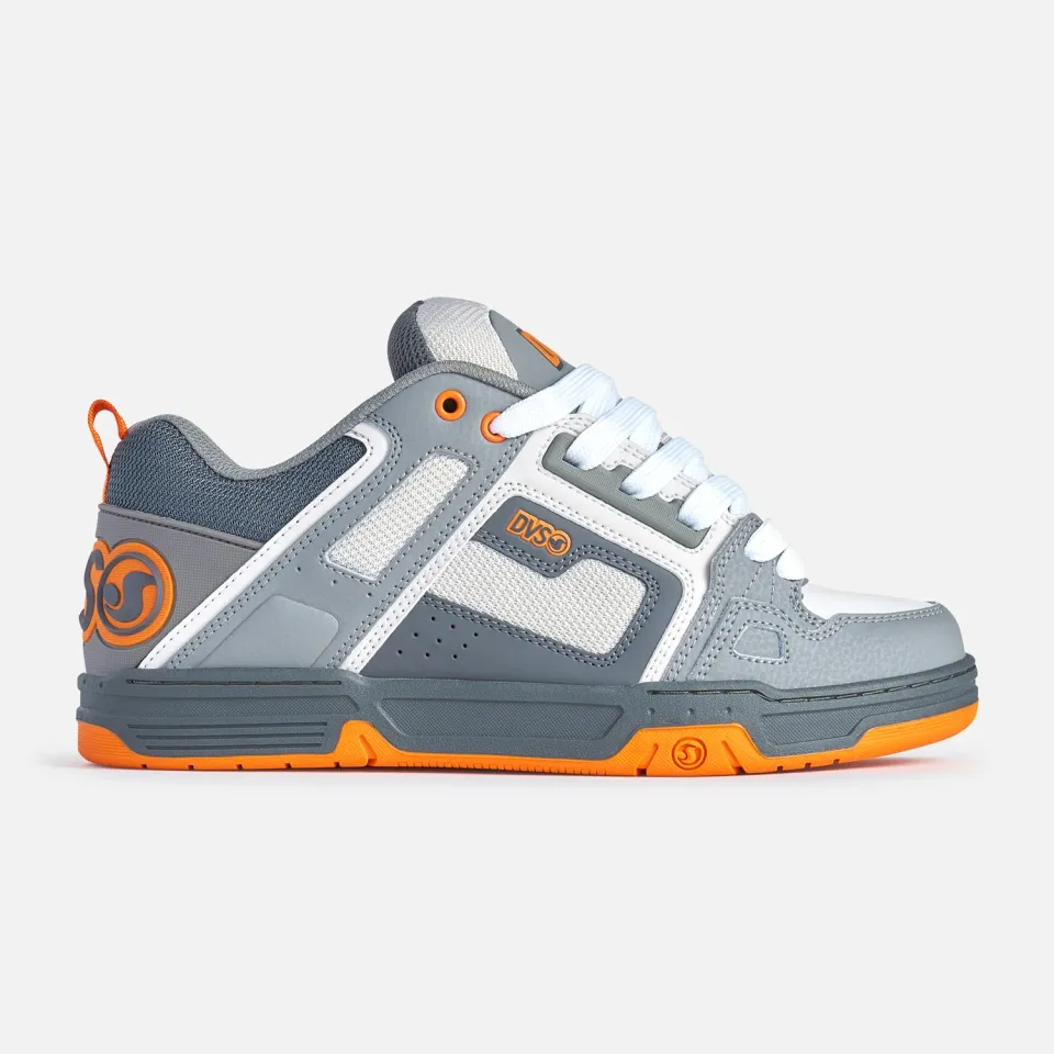 DVS Comanche scarpe skate charcoal grey orange imbottite