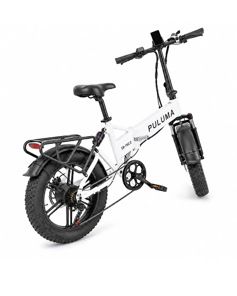 PULUMA FM2.0 bici elettrica pieghevole bianca 48V
