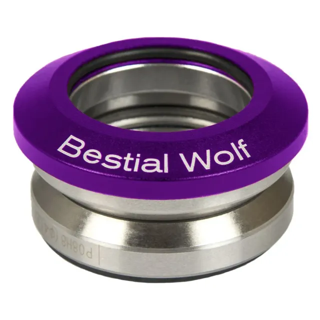 Bestial Wolf Serie Sterzo Alluminio Sigillata Viola