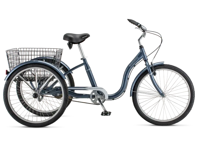 Schwinn Meridian triciclo adulto blu 24" 3 ruote