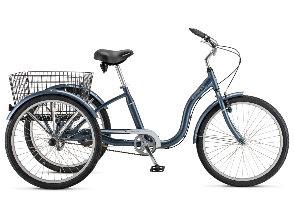 Schwinn Meridian triciclo adulto blu 24" 3 ruote