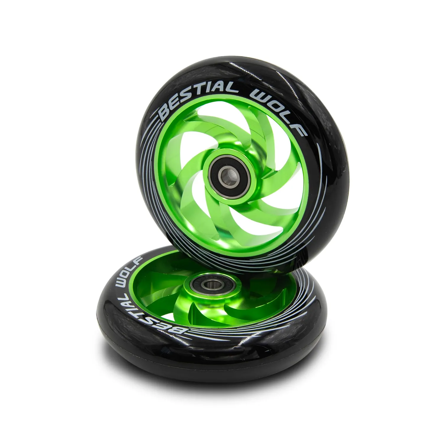 Bestial Wolf Twister ruote monopattino 110 mm verdi x2
