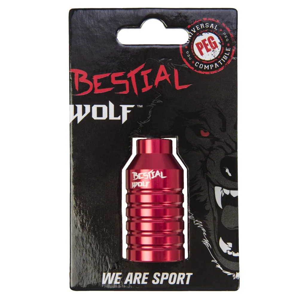 Bestial Wolf Slider peg monopattino rosso 49mm
