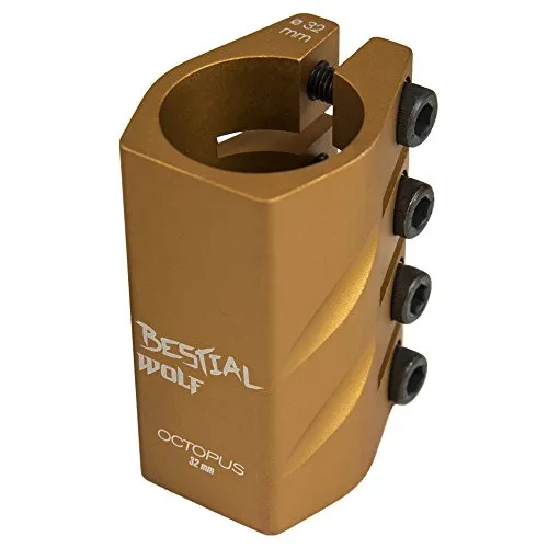 Bestial Wolf Octopus clamp monopattino 32mm oro