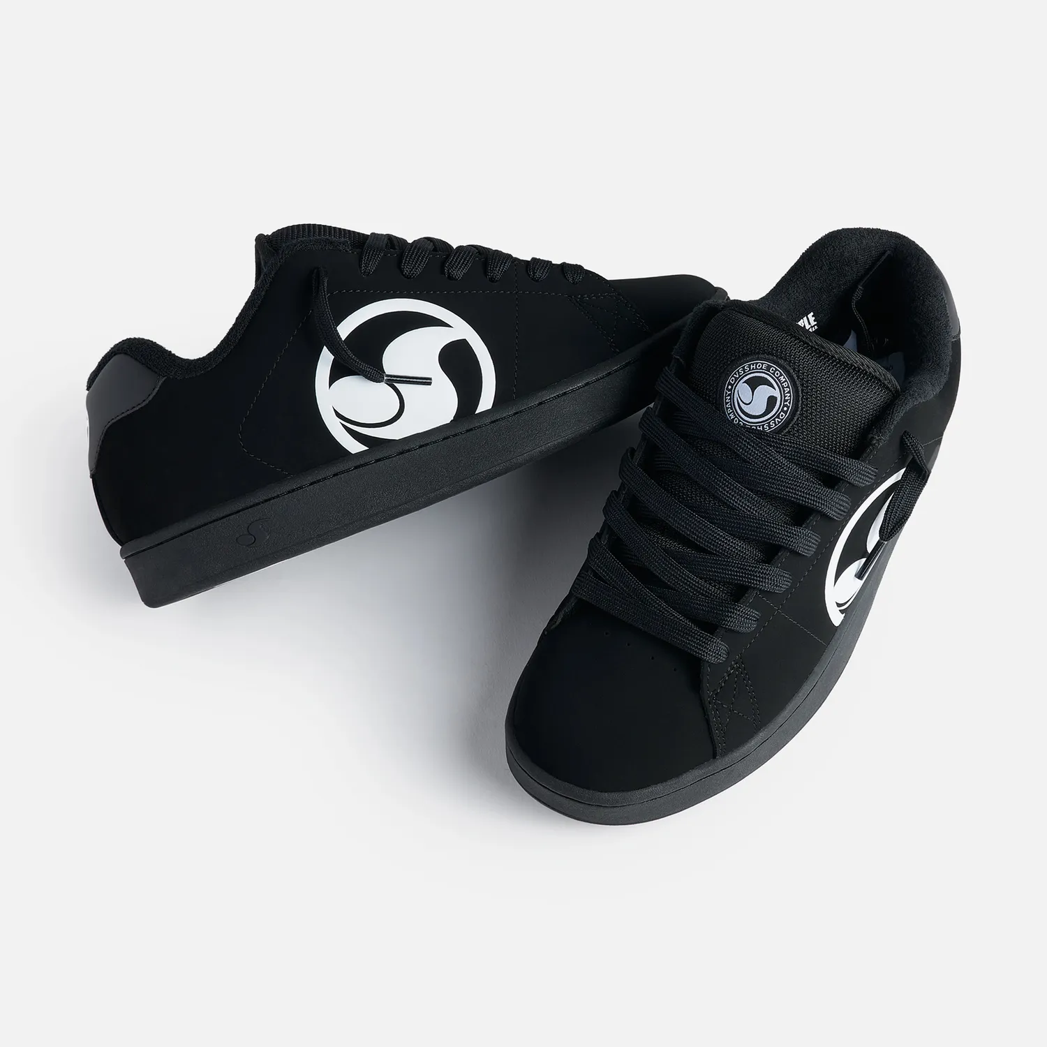 DVS Revival scarpe skate nero pelle cupsole
