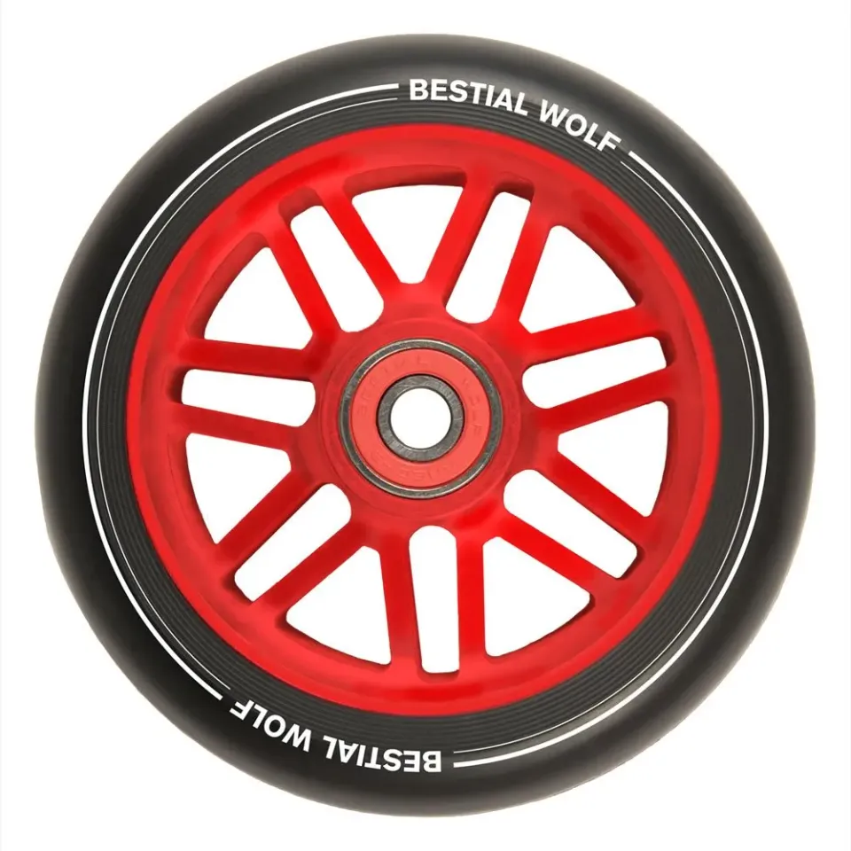 Bestial Wolf Shire ruota 110 mm rossa singola
