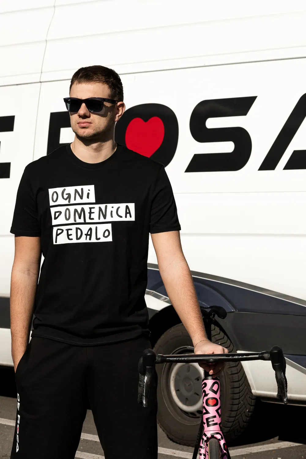 De Rosa 2026 Ogni Domenica Pedalo t-shirt nera