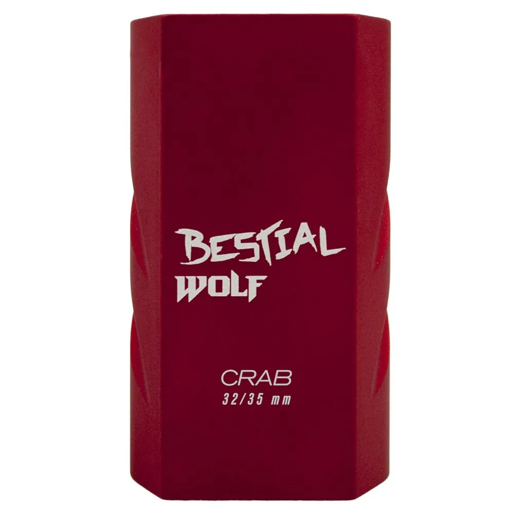 Bestial Wolf Crab morsetto monopattino rosso 35 mm